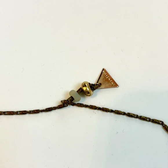 Serafina Tassel Necklace - Gold and Gray - Picture 3 of 3